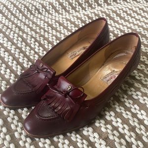 ETIENNE AIGNER Vintage Leather Heels